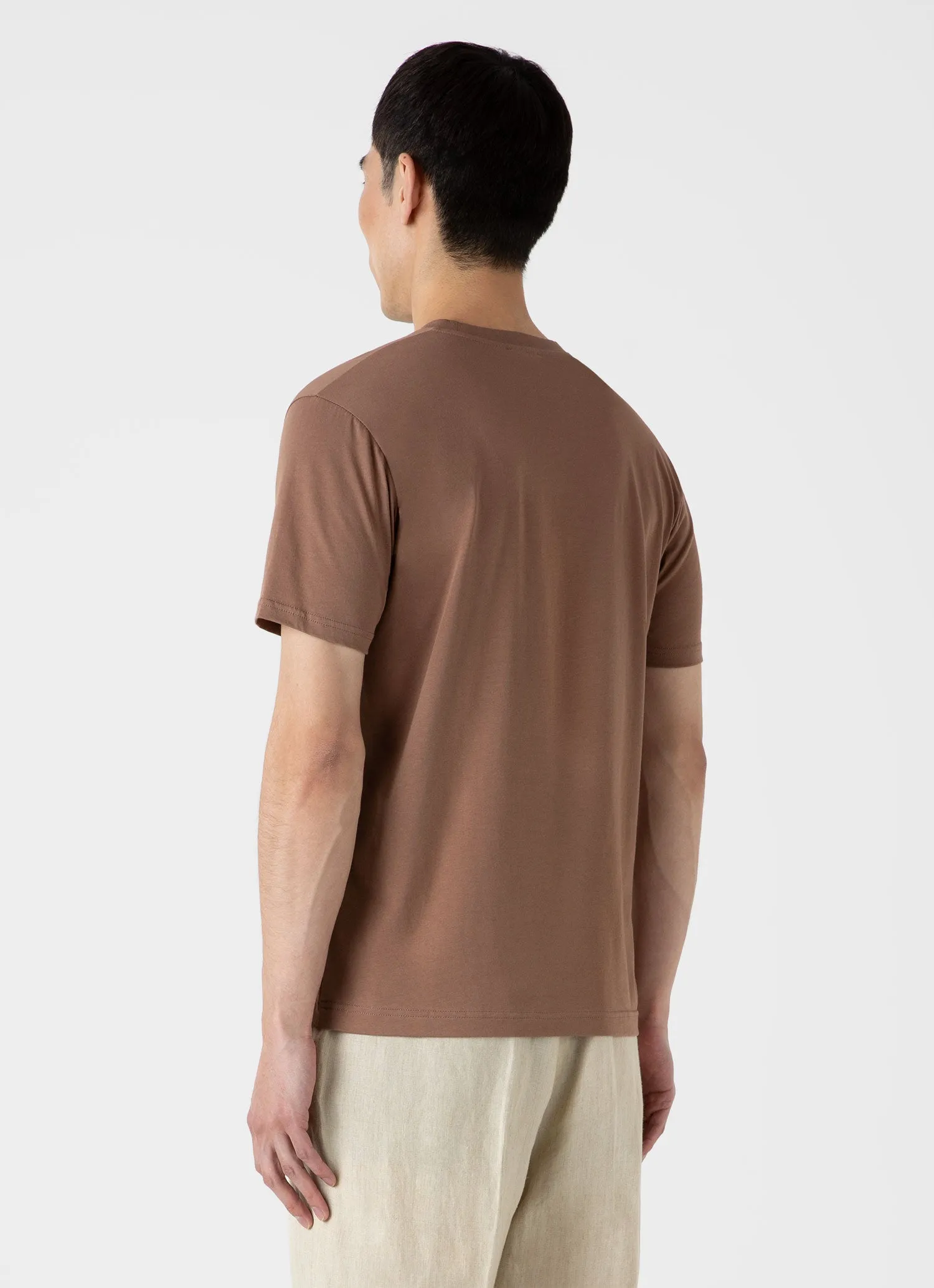 Men's Riviera Midweight T-shirt in Dark Sand