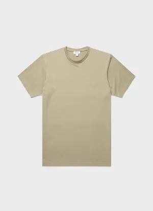 Men's Riviera Midweight T-shirt in Pale Khaki