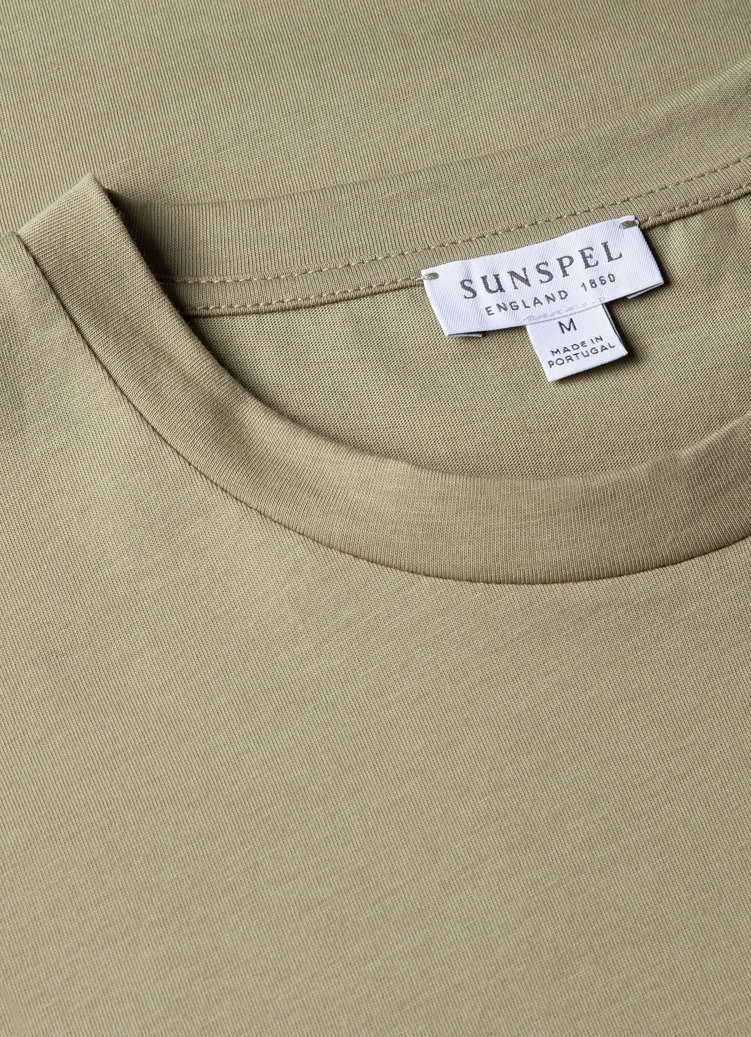 Men's Riviera Midweight T-shirt in Pale Khaki