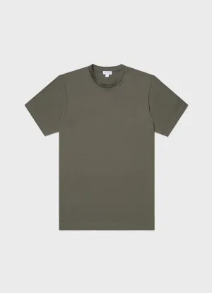 Men's Riviera Midweight Tshirt in Khaki