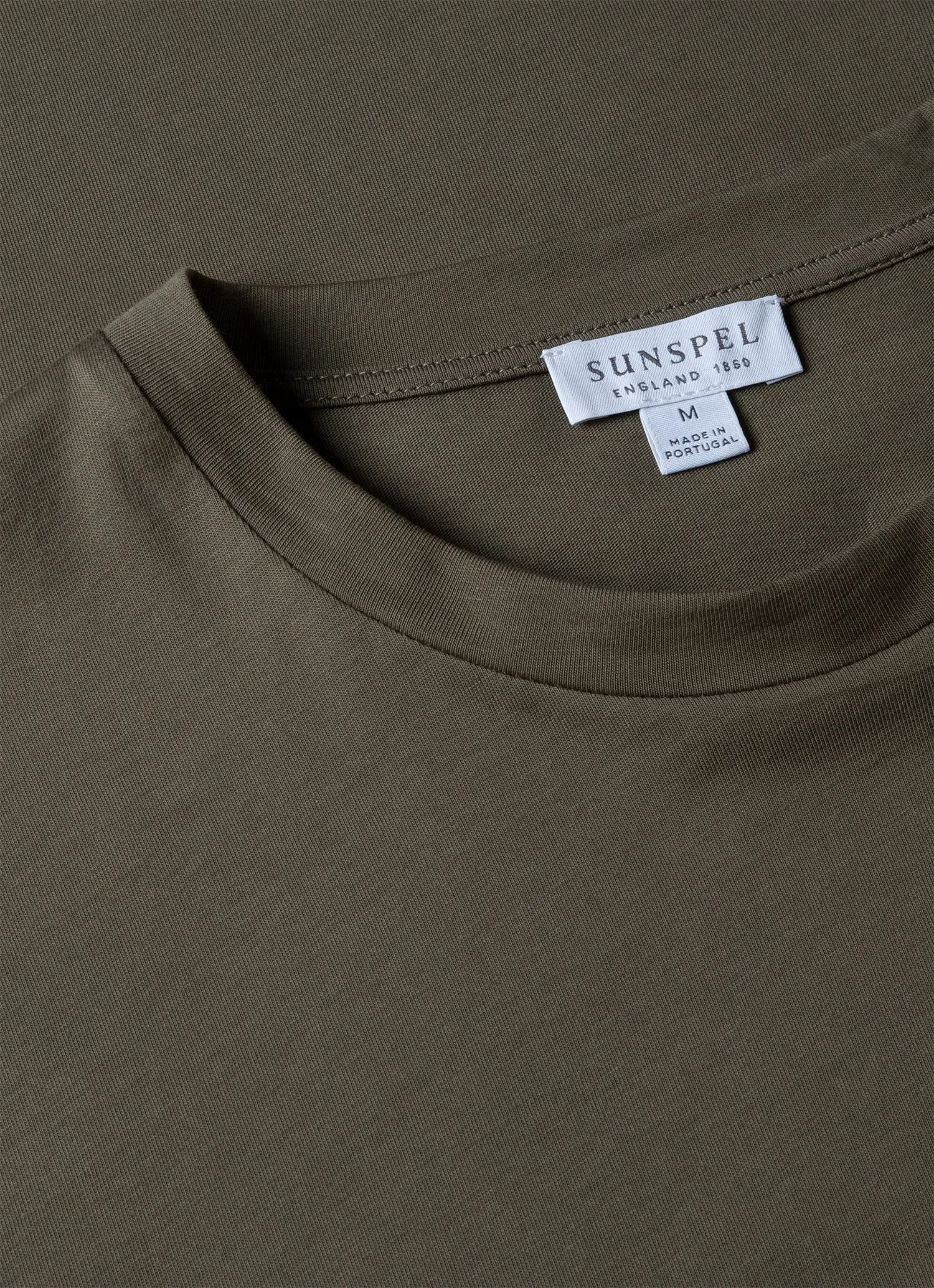 Men's Riviera Midweight Tshirt in Khaki