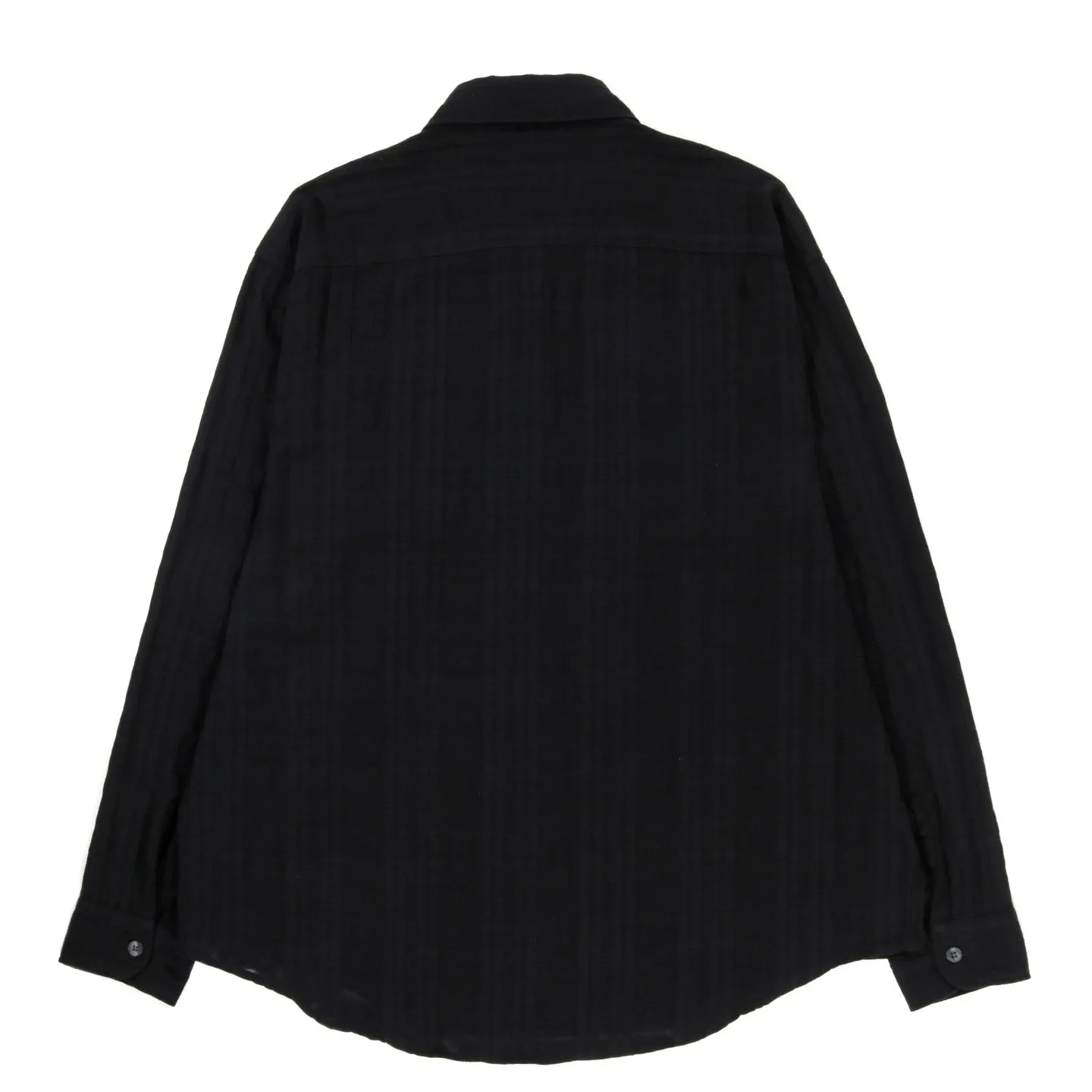 MFPEN CRINKLE SHIRT BLACK CHECK