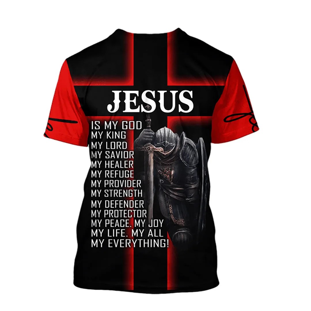 Premium Christian Jesus 3d Unisex Shirt - Christian 3D Shirt