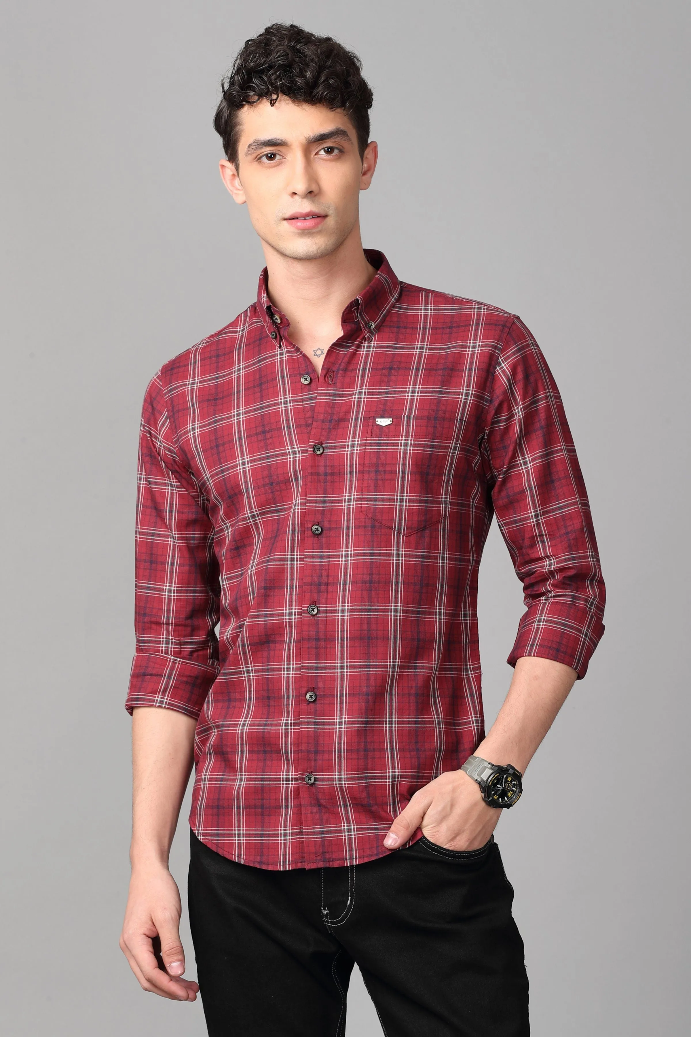 Red Checks Shirt