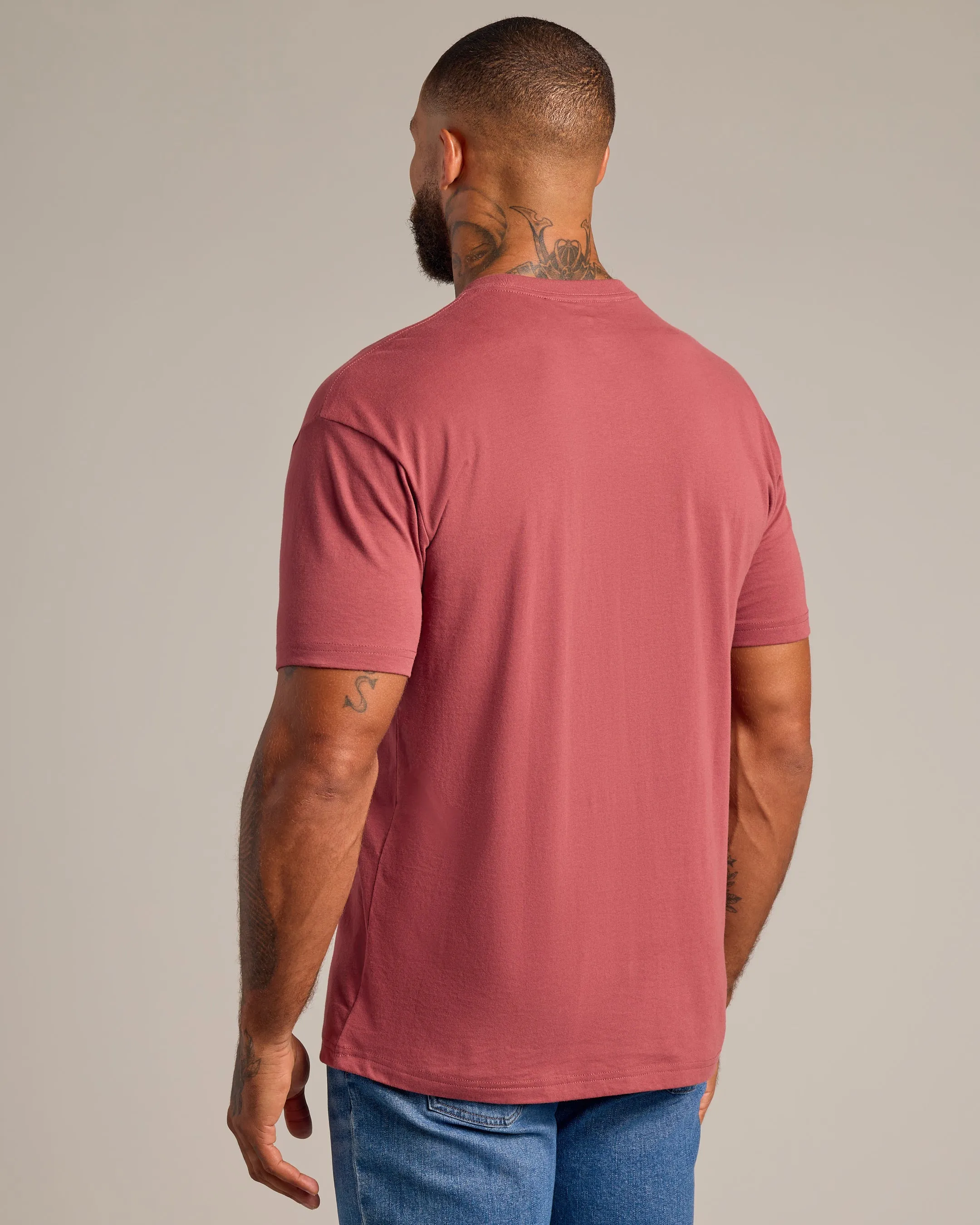 Rustic Apple Short Sleeve Crew Neck Tee