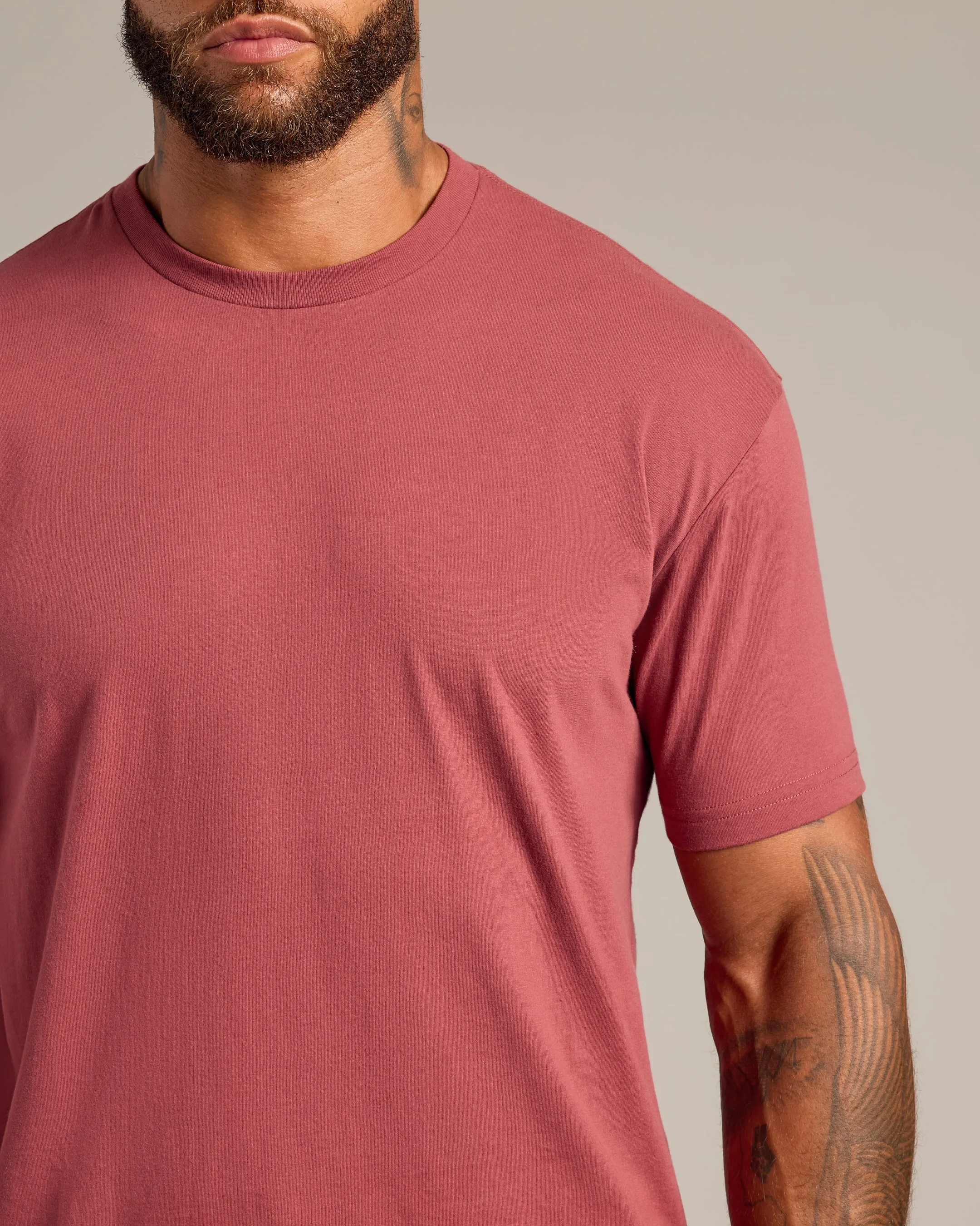 Rustic Apple Short Sleeve Crew Neck Tee