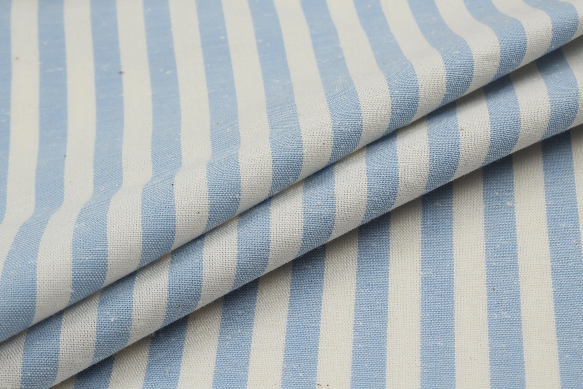 Rustic Slubbed Cotton  - Sako Stripes and Checks