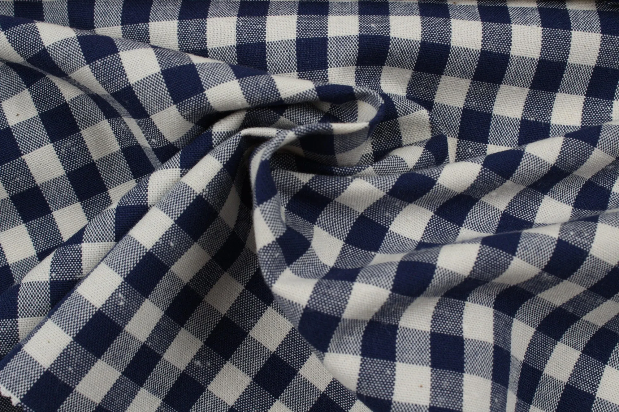 Rustic Slubbed Cotton  - Sako Stripes and Checks