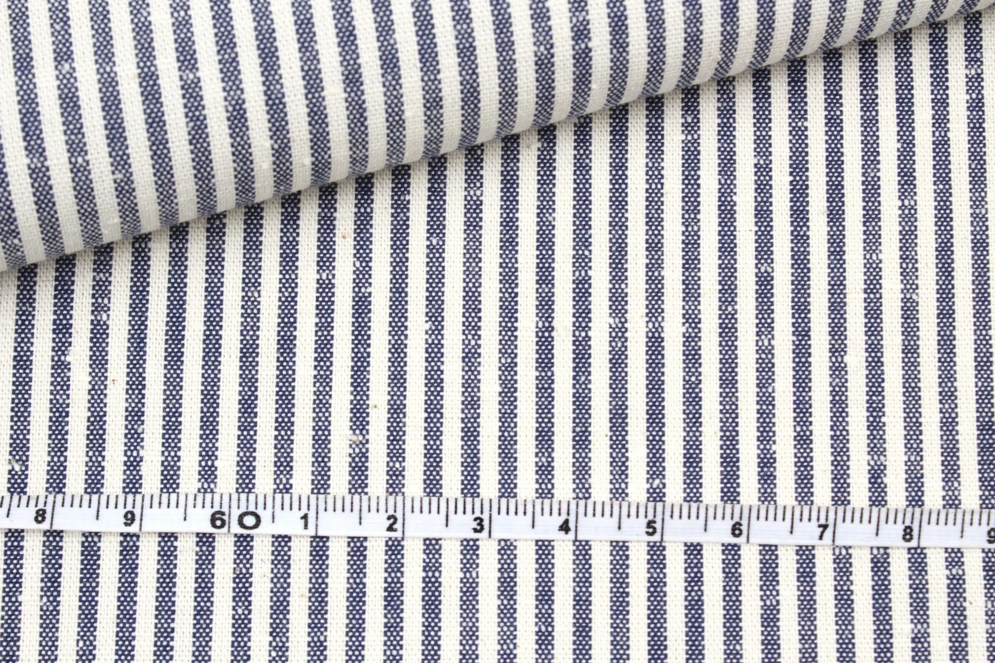 Rustic Slubbed Cotton  - Sako Stripes and Checks