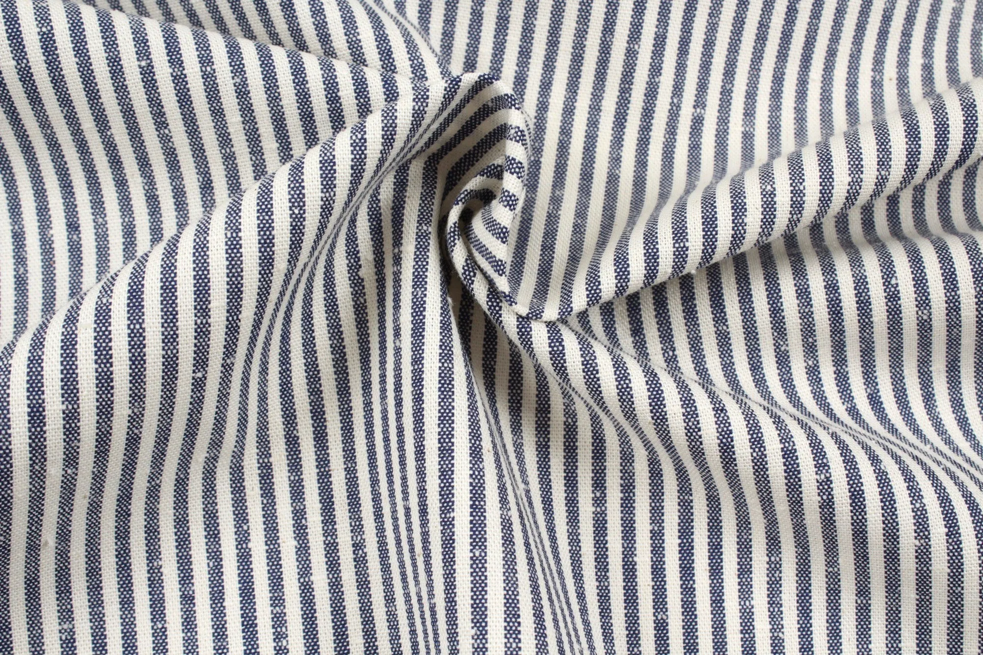 Rustic Slubbed Cotton  - Sako Stripes and Checks