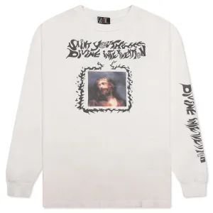 Satan L/S Tee - White