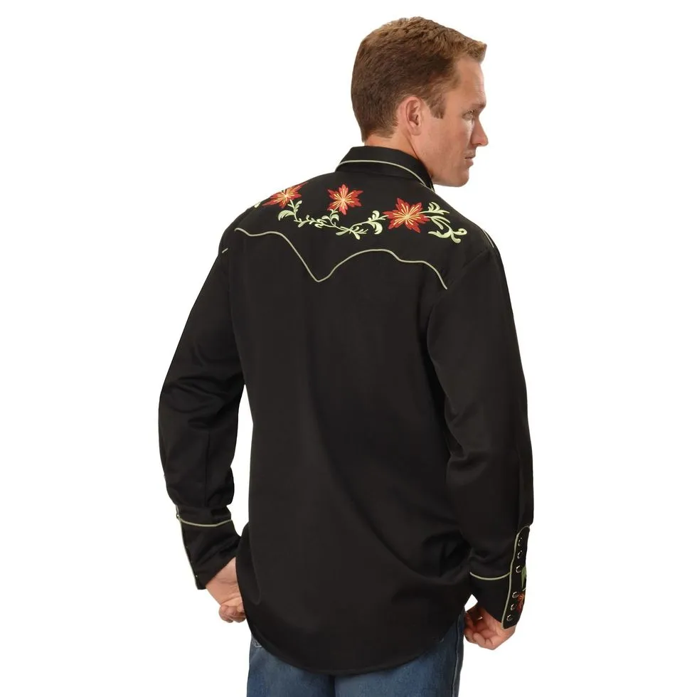 Scully Floral Embroidered Shirt