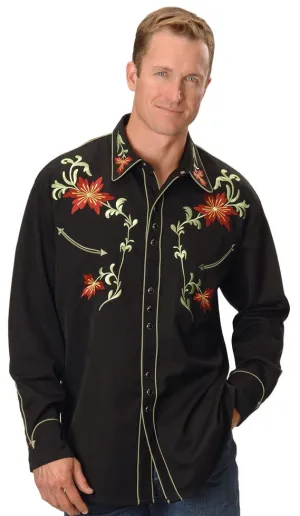 Scully Floral Embroidered Shirt