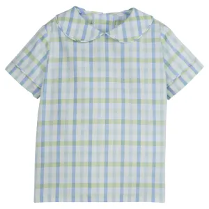 Short Sleeve Peter Pan Shirt - Wingate Plaid