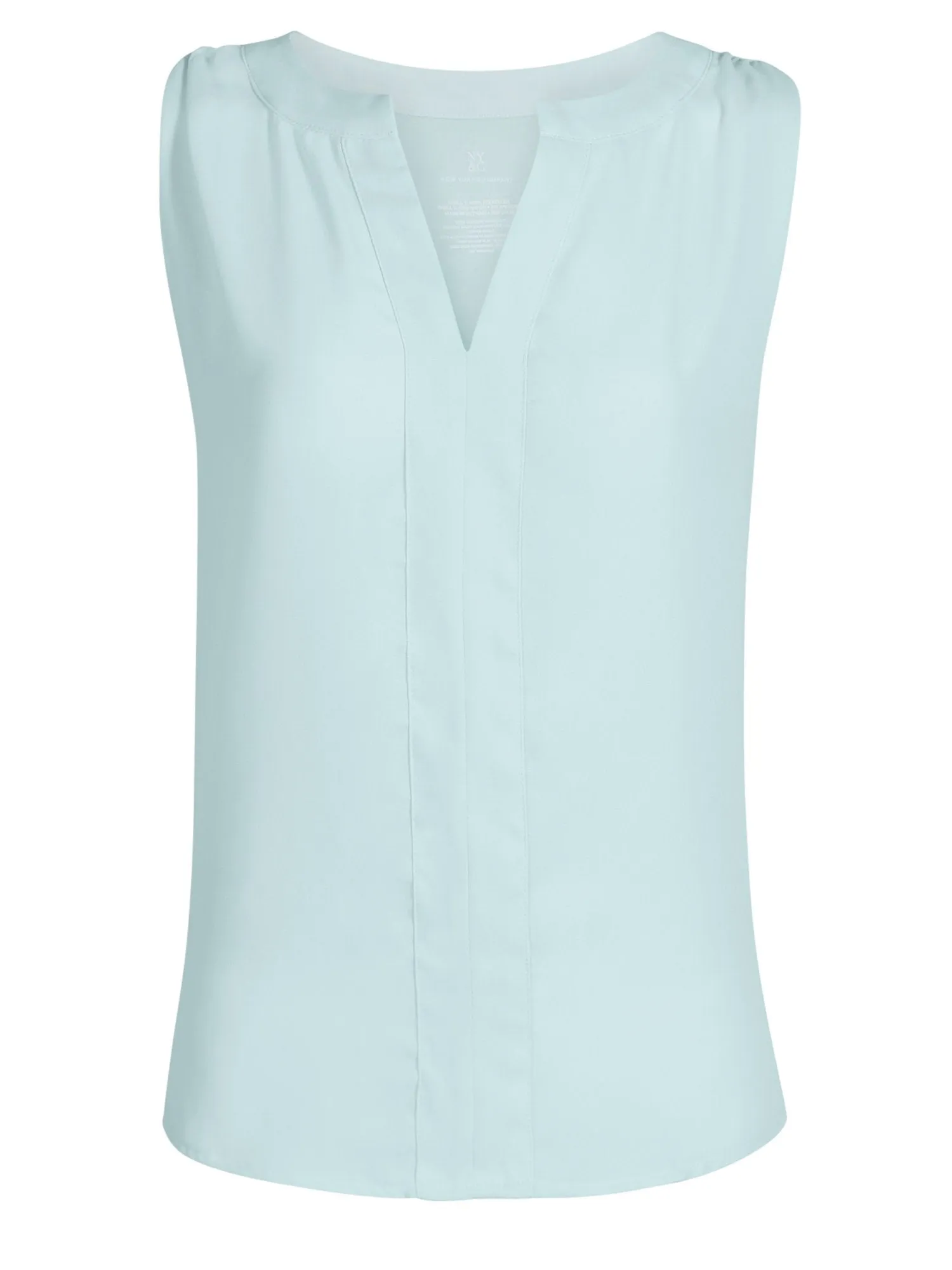 Split-Neck Sleeveless Top