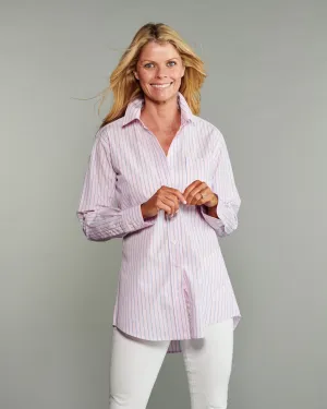 The His and Hers Shirt- Punch Pink Stripe