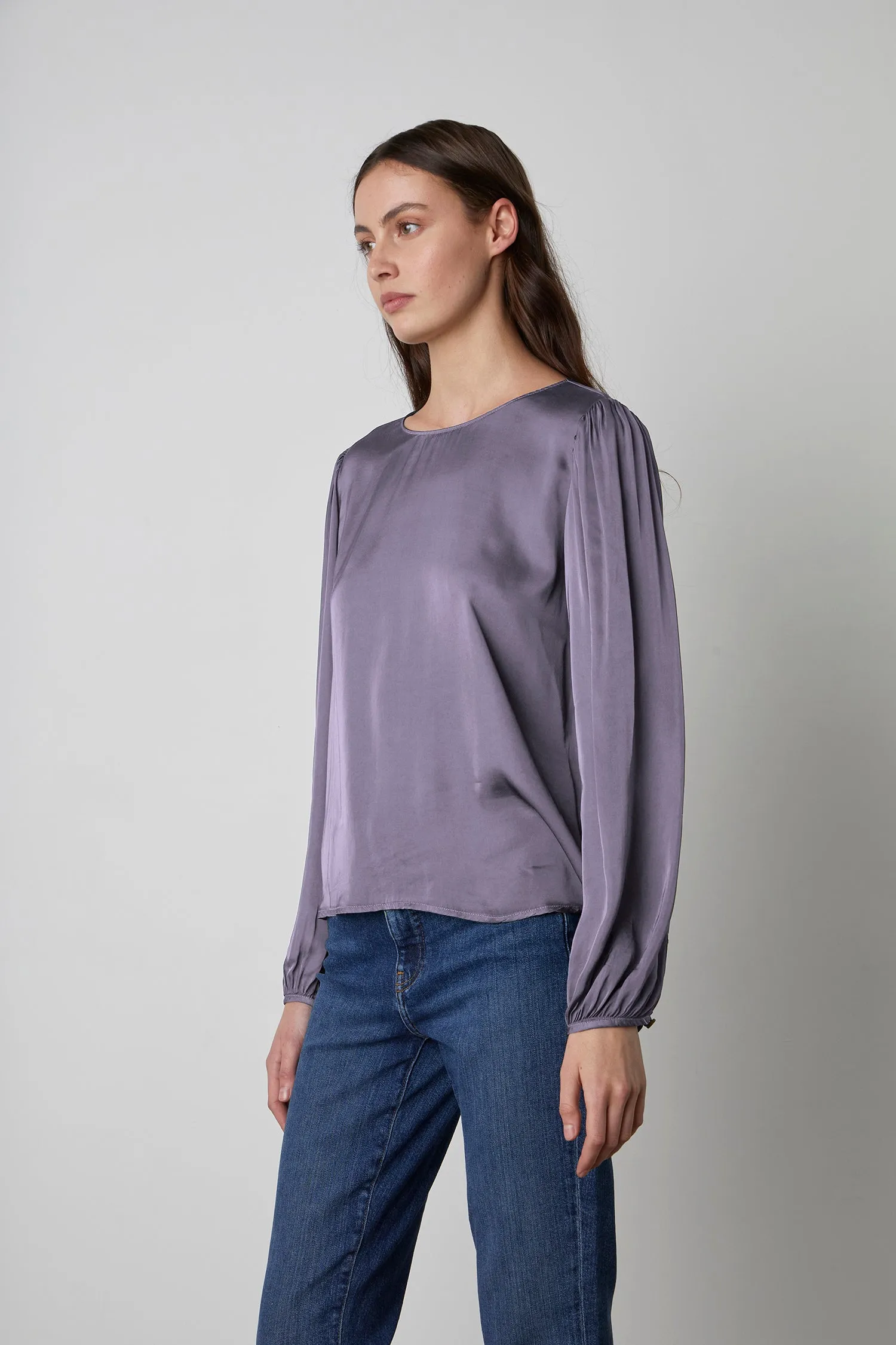 Velvet Women's Satin Viscose Blouse - BAYBERRY