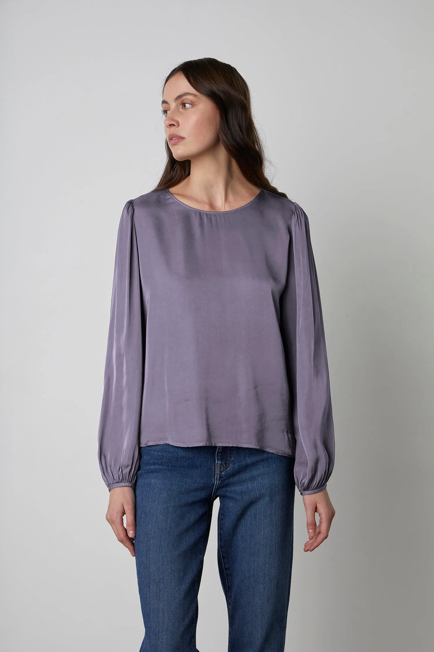 Velvet Women's Satin Viscose Blouse - BAYBERRY