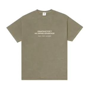 Vice 84 'Athletics' Vintage Washed Tee - Army Green