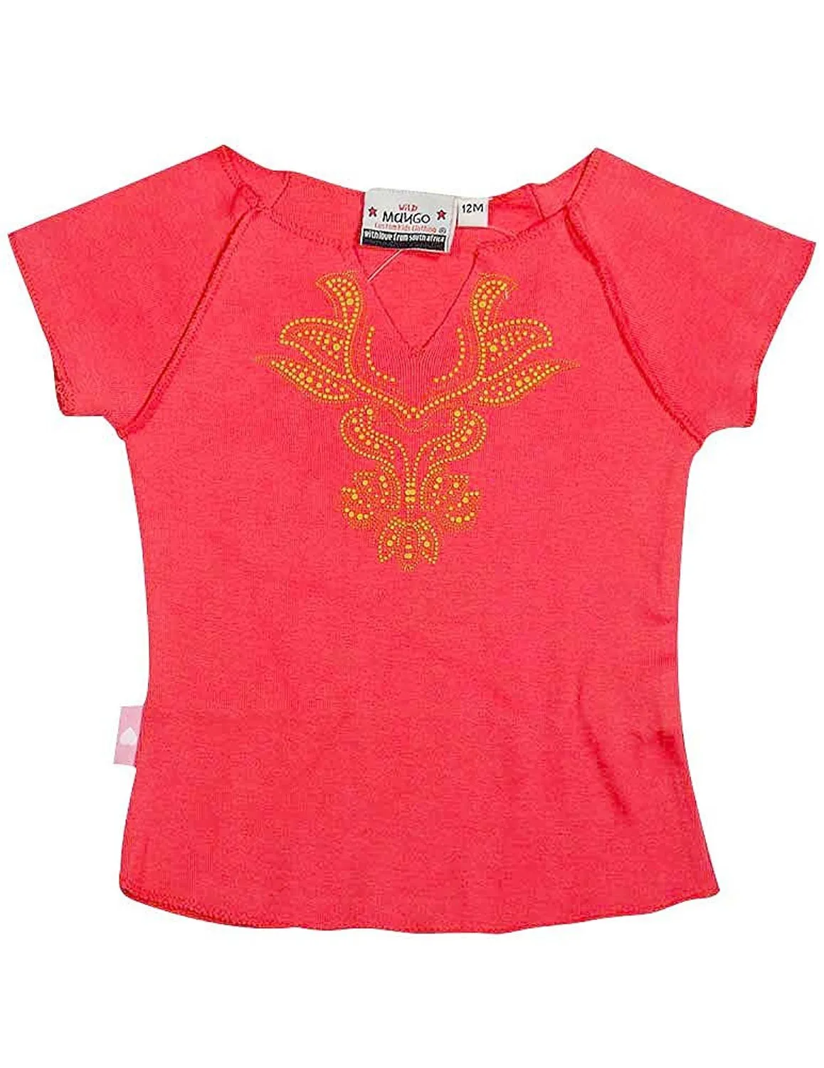 Wild Mango - Baby Girls Ribbed Short Sleeved Top