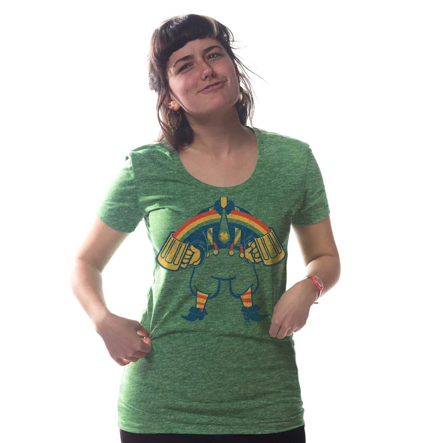 Women's Rainbow Leprechaun T-shirt