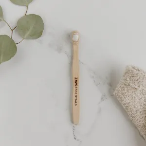 ZeroWasteStore Bamboo Toothbrush - Child - Zero Waste Toothbrush, Plastic Free, Compostable, Castor Bean Bristles