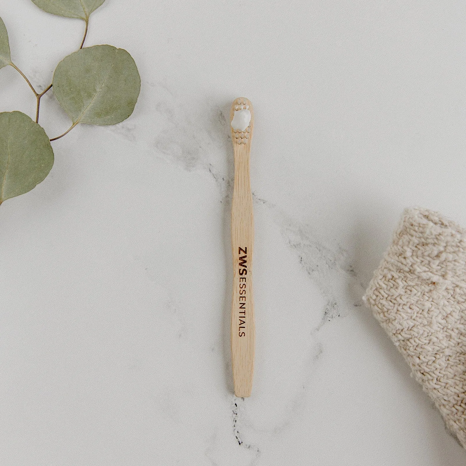 ZeroWasteStore Bamboo Toothbrush - Child - Zero Waste Toothbrush, Plastic Free, Compostable, Castor Bean Bristles